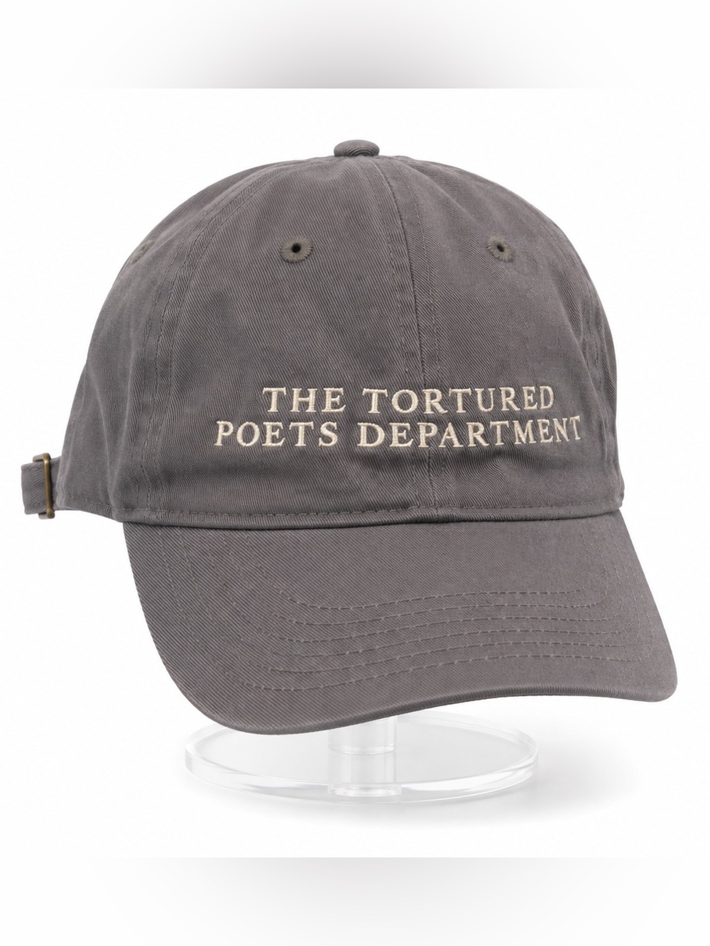 Official Taylor Swift TTPD Gray Dad Hat Adjustable